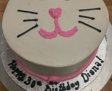 Kitty cat cake